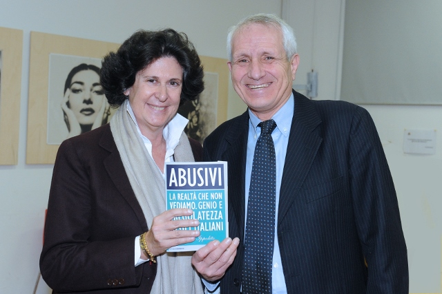 Ilaria Borletti Buitoni e Roberto Ippolito Biblioteca Corviale 4 febbraio 2015 foto Maurizio Riccardi Agr