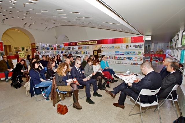 Libri al centro 002 2015 04_01 Rosario Cerra Marcello Ciccaglioni e Roberto Ippolito Foto Nimfio Studio