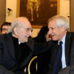 Don Andrea Gallo e Roberto Ippolito 10 novembre 2011 foto Maurizio Riccardi