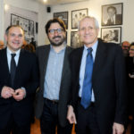 Maurizio Riccardi. Costantino DOrazio e Roberto Ippolito a Spazio5, Roma 18 marzo 2014 foto Agr