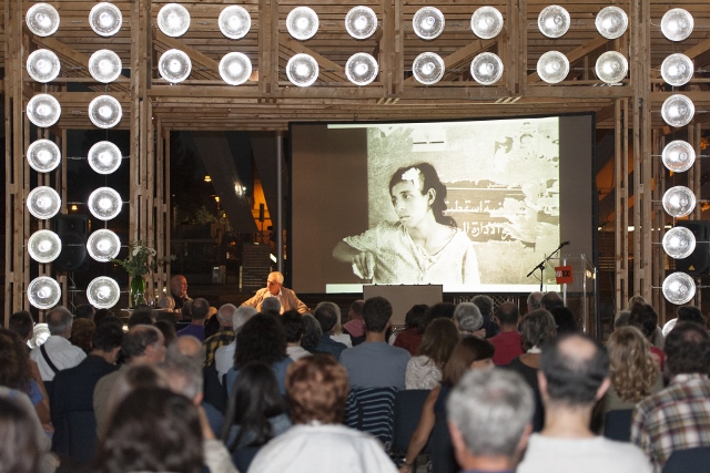 Maxxi 18 settembre 2014 1. Ferdinando Scianna e Roberto Ippolito curatore Nel baule foto Flaminia Nobili Maxxi 18 settembre 2014 1. Ferdinando Scianna e Roberto Ippolito curatore Nel baule foto Flaminia Nobili