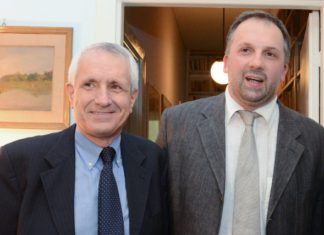 Stefano Petrocchi: “Abusivi” è il diario di un popolo che non ha le carte in regola Roberto Ippolito e Stefano Petrocchi votazione cinquina Premio Strega 11 giugno 2014 foto Giovanni Currado Agr