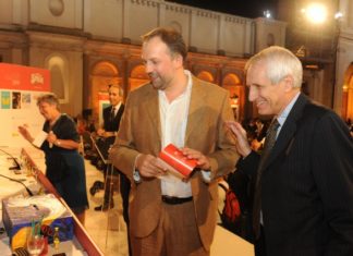 Stefano Petrocchi e Roberto Ippolito finale Premio Strega Ninfeo Villa Giulia foto Giovanni Currado Agr