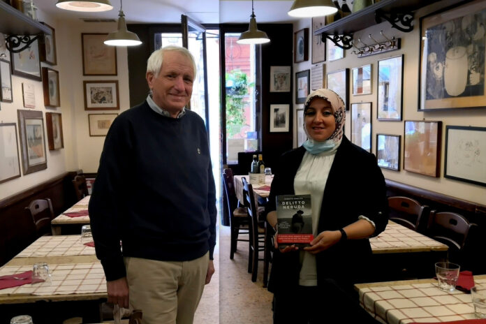 Roberto Ippolito autore ‘Delitto Neruda’ e Asmae Dachan 23 ottobre 2020 Fiaschetteria Beltramme Roberto Ippolito autore del libro “Delitto Neruda” (Chiarelettere) e Asmae Dachan 23 ottobre 2020 Fiaschetteria Beltramme, Roma