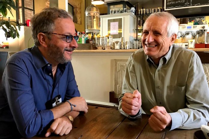 Diego De Silva e Roberto Ippolito foto di archivio 5 settembre 2017 Fabrica Roma