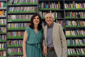 Nadia Terranova autrice di Trema la notte, Einaudi, presentata da Roberto Ippolito il 20 giugno 2022 alla Biblioteca Arcipelago a Roma 