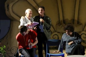 25 giugno 2022 Palazzina Azzurra San Benedetto del Tronto, incontro condotto da Roberto Ippolito con i sette finalisti del Premio Strega Marco Amerighi, Fabio Bacà, Alessandra Carati, Mario Desiati, Veronica Galletta, Claudio Piersanti e Veronica Raimo