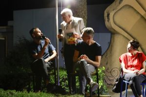 25 giugno 2022 Palazzina Azzurra San Benedetto del Tronto, incontro condotto da Roberto Ippolito con i sette finalisti del Premio Strega Marco Amerighi, Fabio Bacà, Alessandra Carati, Mario Desiati, Veronica Galletta, Claudio Piersanti e Veronica Raimo