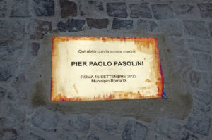 2022_09_15 (16) Cerimonia per la collocazione della targa fuori l’ultima casa di Pier Paolo Pasolini in Via Eufrate 9 a Roma