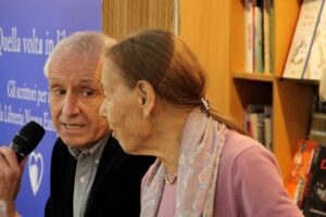 Presentazione del libro di Edith Bruck “Sono Francesco” (La Nave di Teseo) condotta da Roberto Ippolito con la partecipazione di Noemi Di Segni e Francesca Romana de’ Angelis alla Libreria Nuova Europa I Granai a Roma 22 novembre 2022