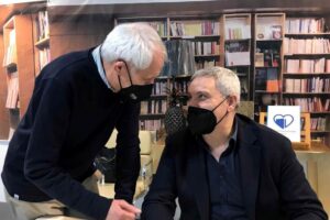 19 febbraio 2022 Libreria Nuova Europa I Granai Roma, Roberto Ippolito e Maurizio de Giovanni