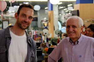 24 maggio 2022 Libreria Nuova Europa I Granai Roma, Joël Dicker e Roberto Ippolito