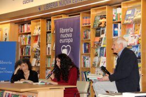 11 maggio 2023 Libreria Nuova Europa I Granai Roma, Maria Grazia Calandrone, Stefania Spanò e Roberto Ippolito
