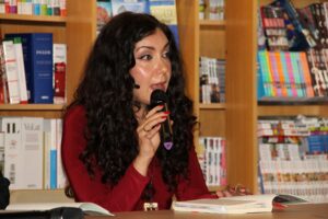 11 maggio 2023 Libreria Nuova Europa I Granai Roma, Stefania Spanò presentazione con Maria Grazia Calandrone e Roberto Ippolito