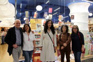 11 maggio 2023 Libreria Nuova Europa I Granai Roma, Roberto Ippolito, Francesca Pieralice, Stefania Spanò, Maria Grazia Calandrone e Barbara Pieralice