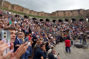 7 giugno 2023 Proclamazione della cinquina dei finalisti del Premio Strega Teatro Romano Benevento