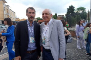 7 giugno 2023 Proclamazione cinquina Premio Strega, Teatro Romano Benevento, Andrea Canobbio e Roberto Ippolito
