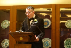 16 ottobre 2026 Lo speaker Gregory Mackie all’Oscar Wilde Birthday Dinner all’Athenaeum a Londra